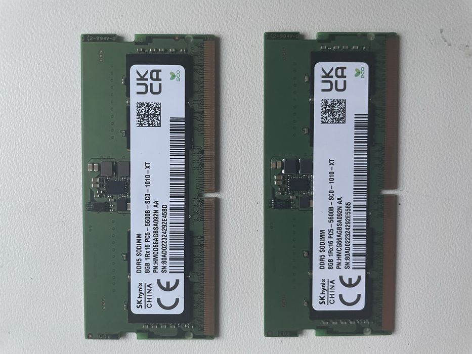 Нова ігрова оперативна памʼять до ноутбука ddr5 5600Мгц