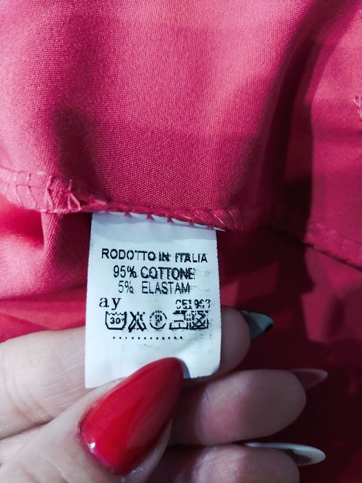 Różowy żakiet złote guziki r S
