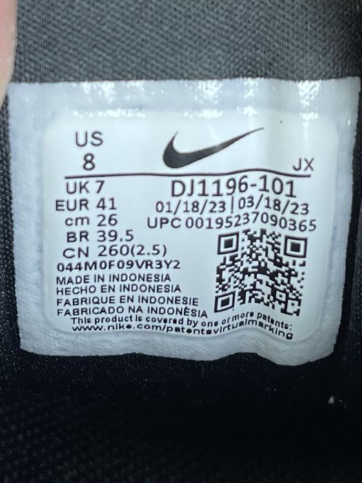 Nike Monarch кроссовки 41 размер спортивные кожаные белые