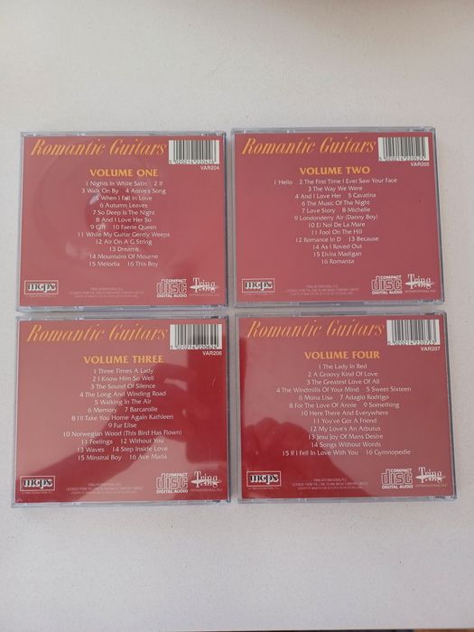 4 Cd's Romantic Guitars