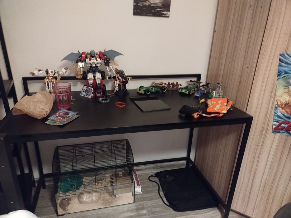 Zestaw Krzesło Gamingowe + Biurko czarne