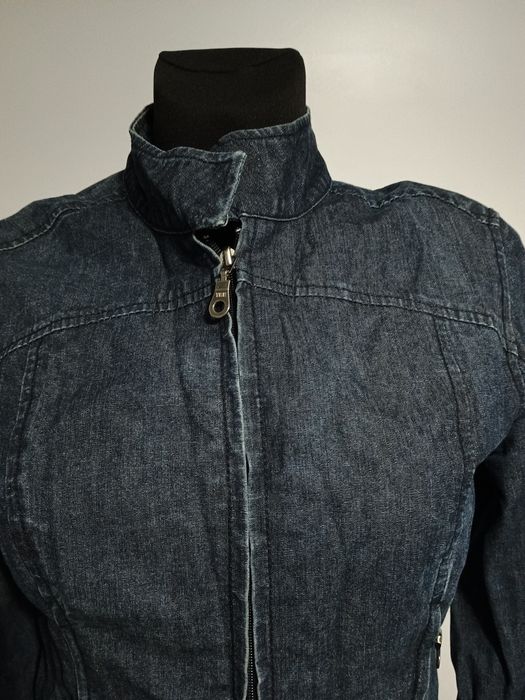 Marynarka narzutka kurtka jeansowa niebieska granat bluza r. S. 36