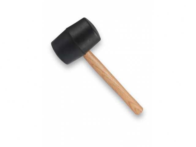 Młotek gumowy z drewnianą rączką