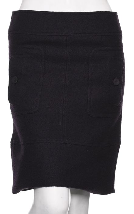 MAX&CO prosta wełniana spódniczka midi 34 36