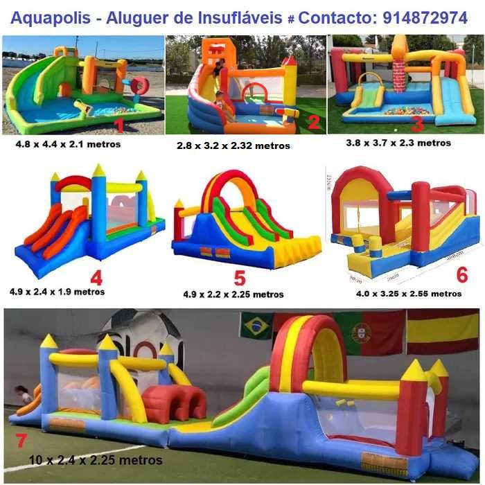 Insufláveis para aluguer com bolas no Montijo e arredores