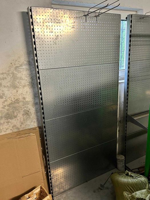 Regały metalowe sklepowe mocne 210cm perforowane + gratisy