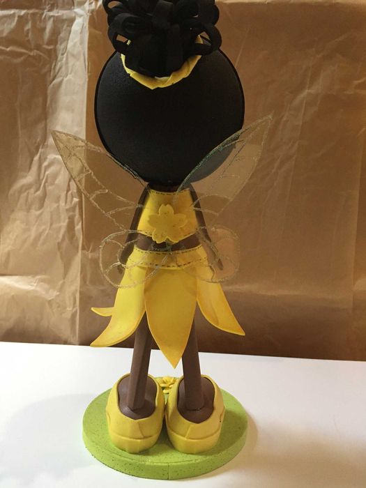 Boneca Fada Iridessa em EVA - manualidades