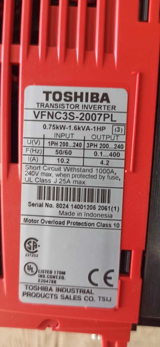 ESTA SEMANA SÓ 80 EUROS   Variador de frequência Toshiba e snheider