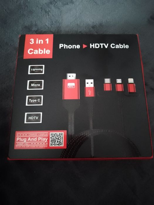3in1 cable phone -HDTV