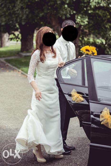 Suknia ślubna, BOLERKO, GALA ZASTA 34/36 + dodatki