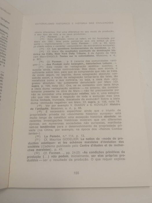 Materialismo Histórico e História das Civilizações