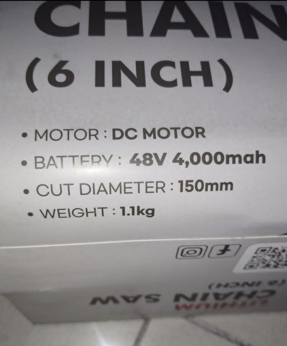 Tesoura de poda Nova  com 2 Bateria de 48w na sua Caixa Selada.