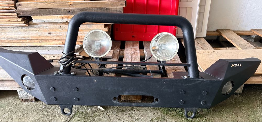 Pára-Choques AFN Jeep Wrangler JK com suporte de guincho