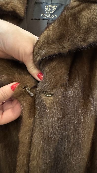 Шуба норкова 85 см