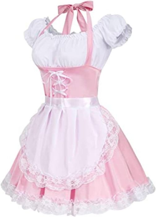 Francuski Kostium Gotyckiej Pokojówki Cosplay Dla Dorosłych Rozmiar M
