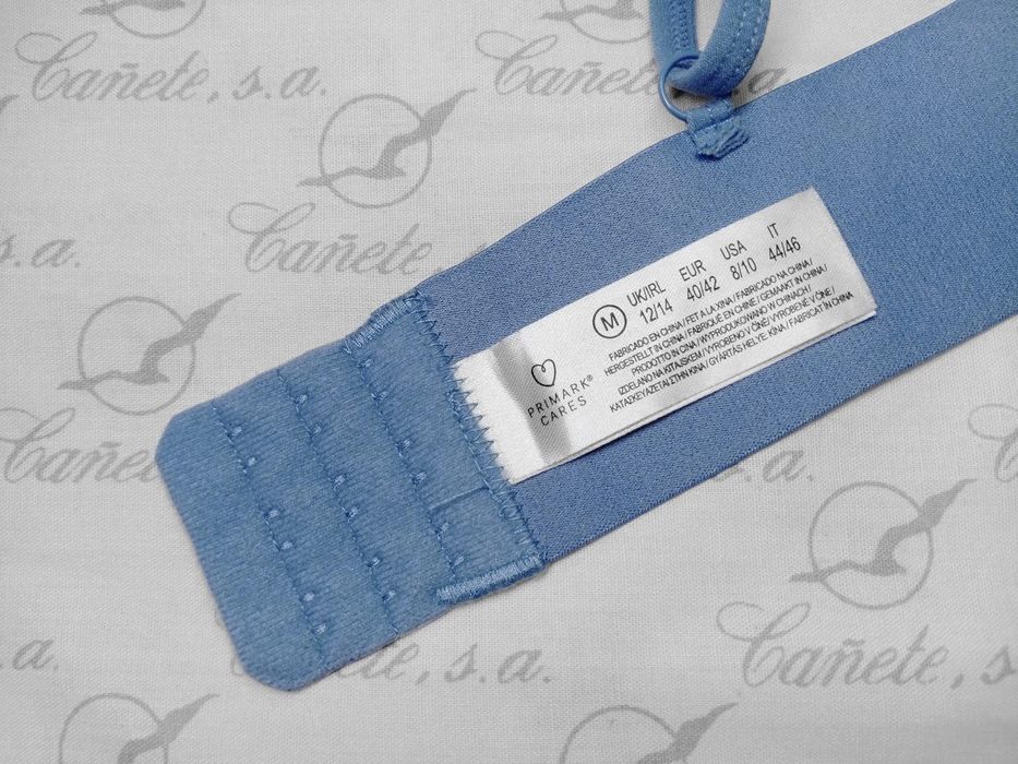 Бюстгальтер мягкий Primark в рубчик с широкой резинкой размер M