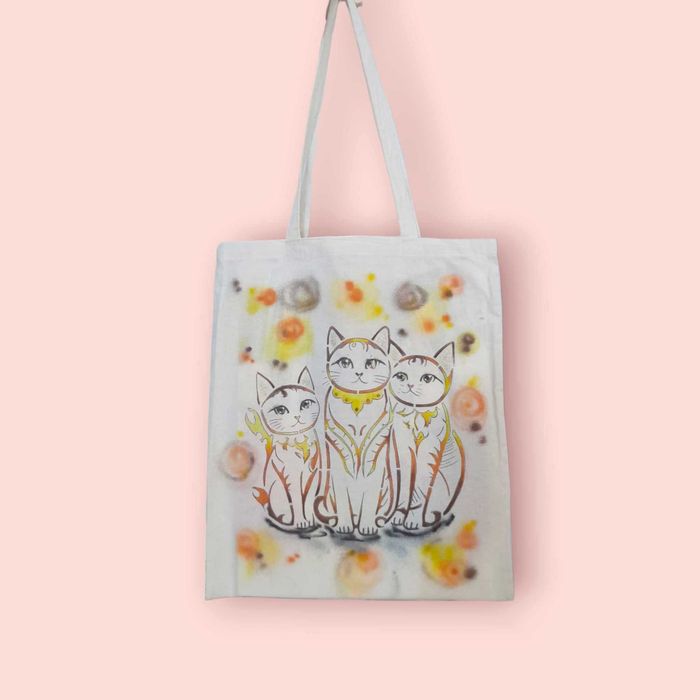 Totebags pintadas a mão