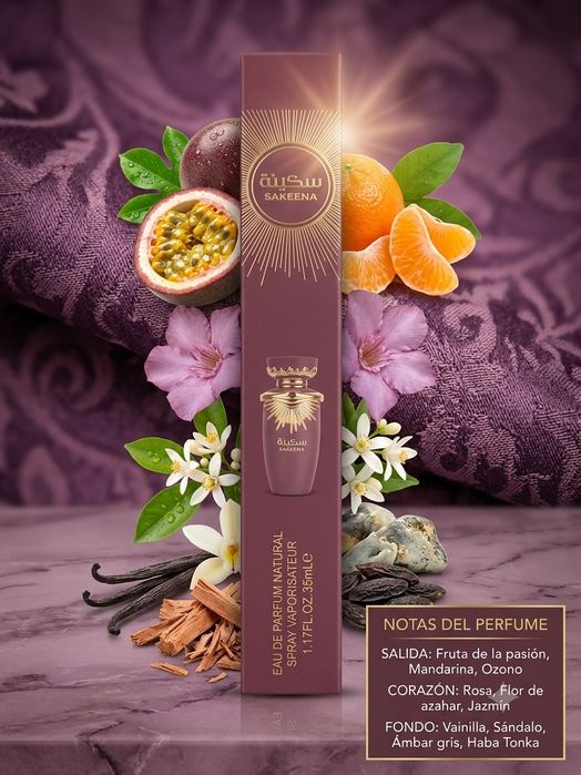 Perfume árabe Sakeena 35ml