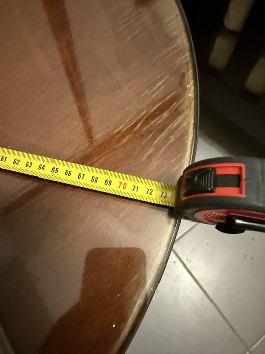 Mesa de apoio artdeco em madeira