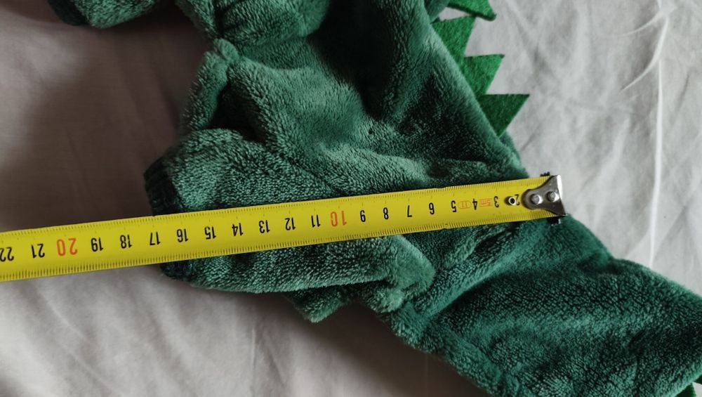 Костюм для тварин собаки кошения дракон динозавр зелёный новый рік