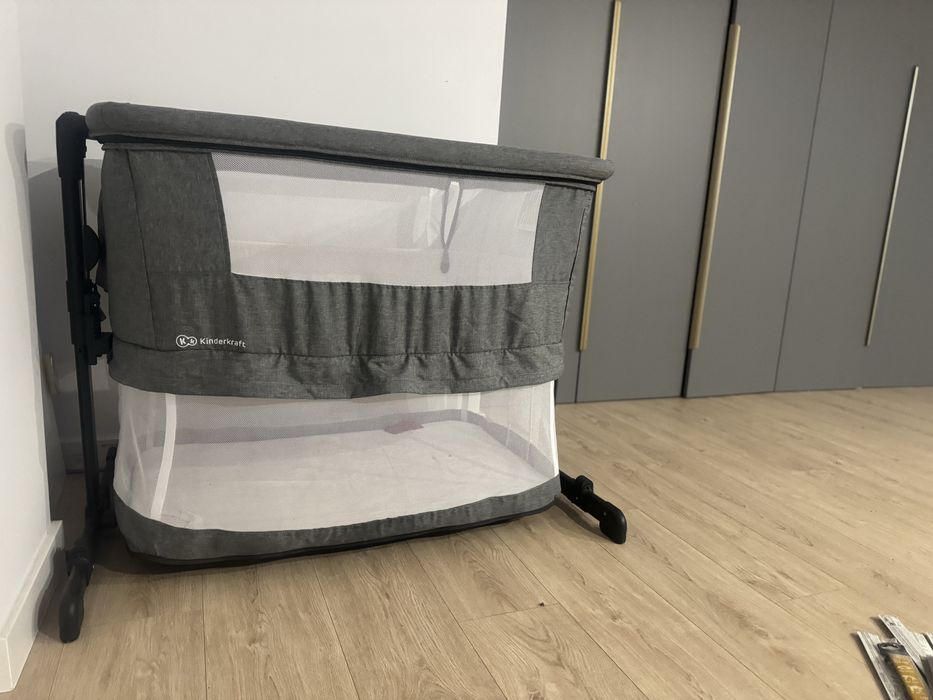 Łóżeczko kinderkraft Neste - dostawne regulowana wysokośc