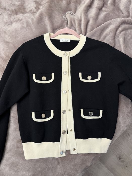 Жіночий чорний кардиган Sandro