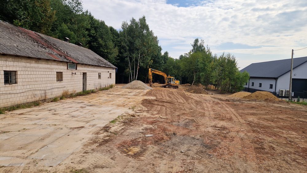 Wynajem koparki obrotowej  gąsienicowej 20ton