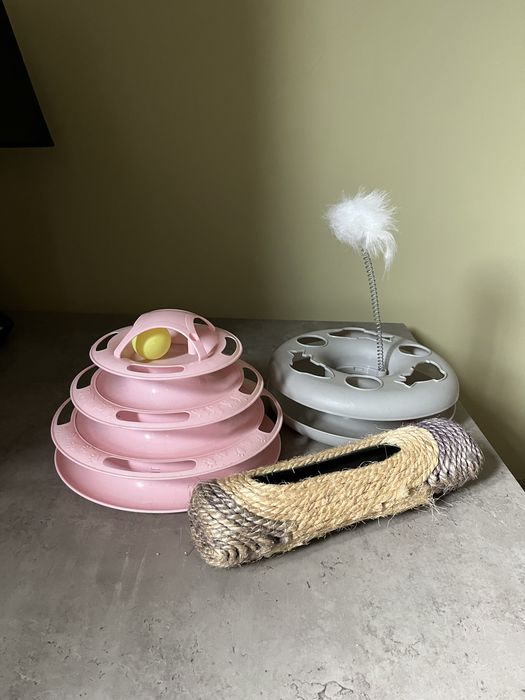 Zestaw zabawek dla kota