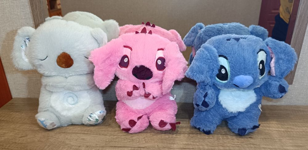 4 режими! ОПТ, дроп. Дихаючі іграшки – Стіч, Лілу та Коала!