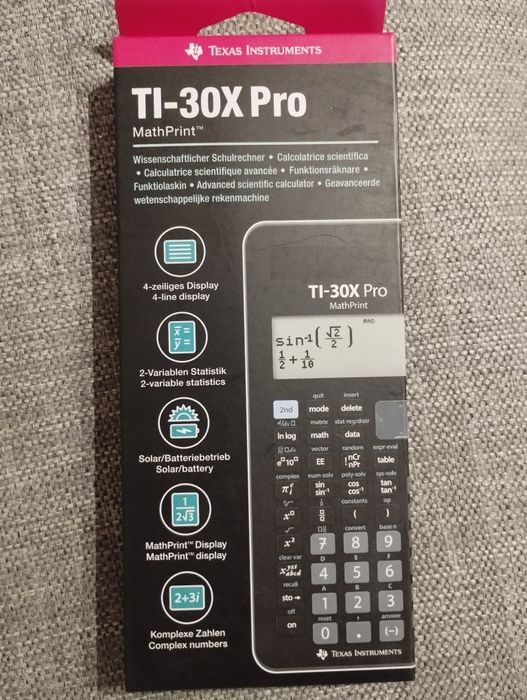 Texas Instruments TI-30X Prio MathPrint schwarz ab 24.74 € | Vergleiche