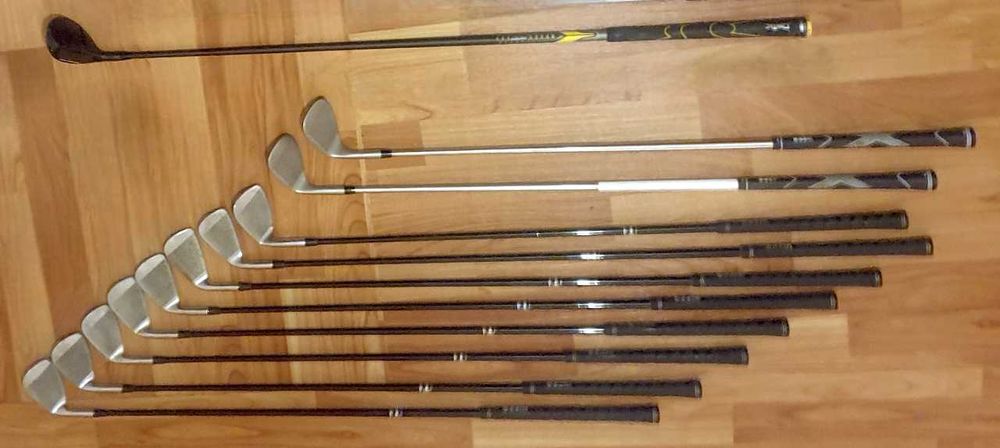 Conjunto de golfe - Ferros HiPPO + Madeira e Wedge Inesis