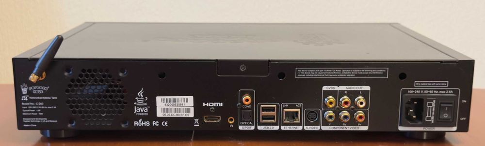 Popcorn Hour C 200 Odtwarzacz sieciowy