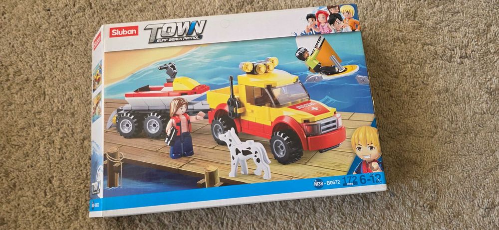 Jogo do tipo Lego Sluban TOWN Surf Beach Patrol 6-12 #NATAL