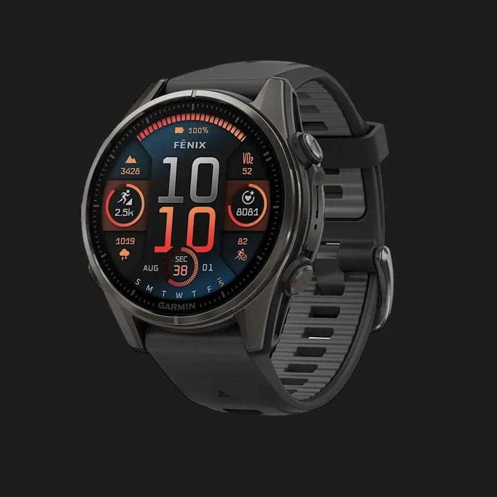 Годинник Garmin Fenix 8 43mm AMOLED Sapphire Carbon Gray