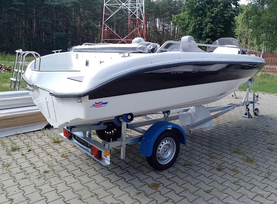 nowa motorówka mod: EQUINOX 500 DUO BLACK + YAMAHA VF90 LB PREMIUM st. hydrauliczne