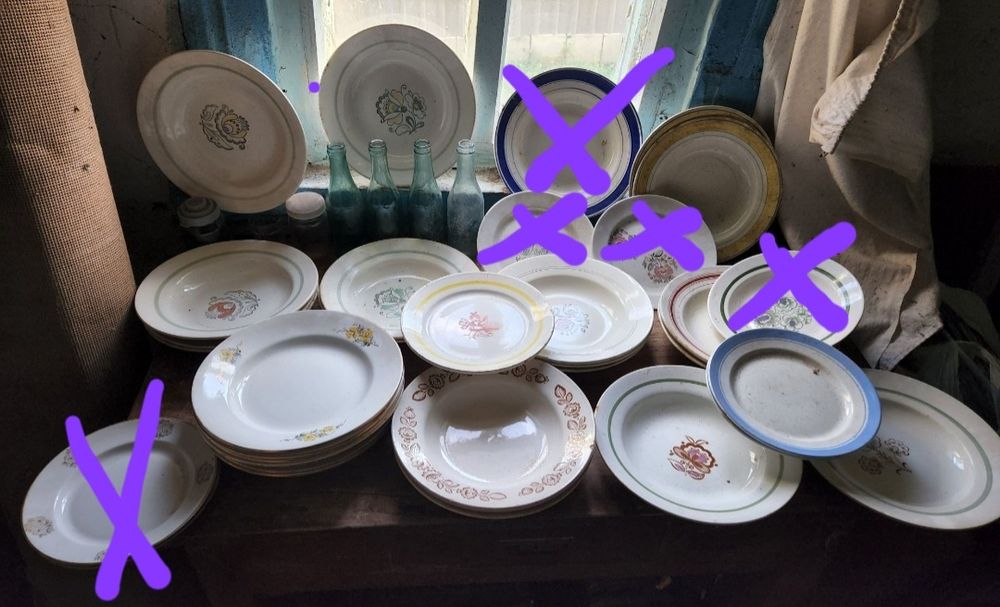 Тарелки СССР, тарілки, тарілка буди 1 сорт, 2 сорт, посуд