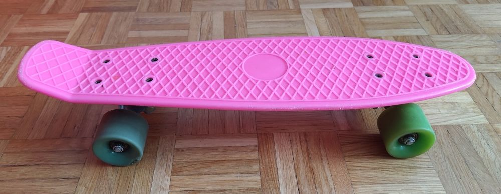 Deskorolka fiszka dla dzieci różowa