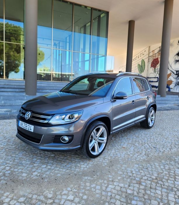 119.000 KM VW TIGUAN  2.0  TURBO 4 MOTION SPORT 210 CV R LINE  gasolina e gpl  dístico verde de garagem