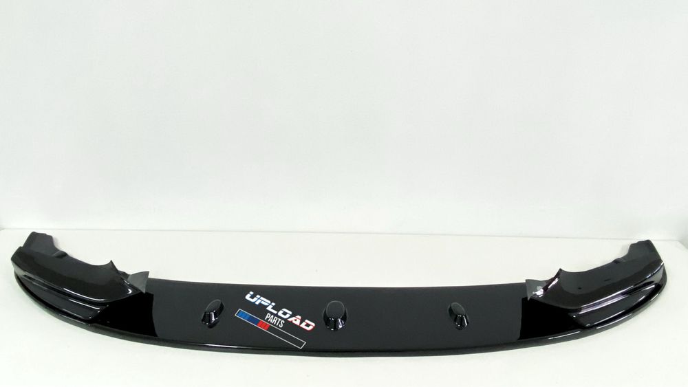 BMW F10/F11 - Lip Frontal Plastico Preto Brilhante Spoiler Aba Pala
