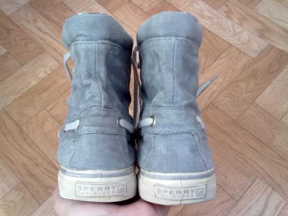 Высокие кеды Sperry top-sider вельветовые