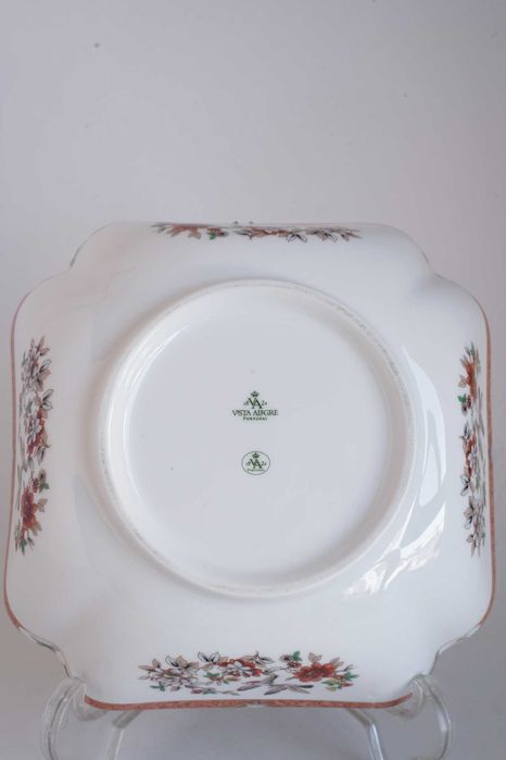 Prato e taça coleção Magnólia - Vista Alegre