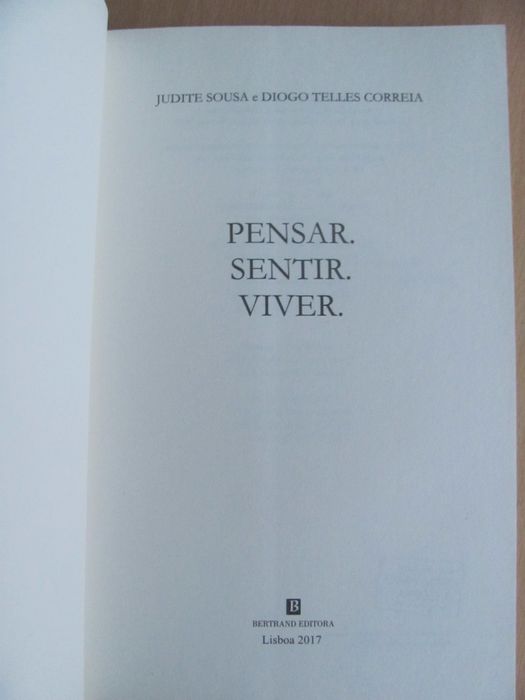 Pensar, Sentir, Viver de Judite Sousa