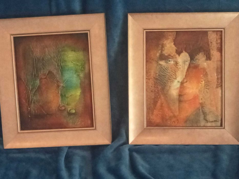 Quadro em Tela - Técnica Mista - Original - Rosa Amaral