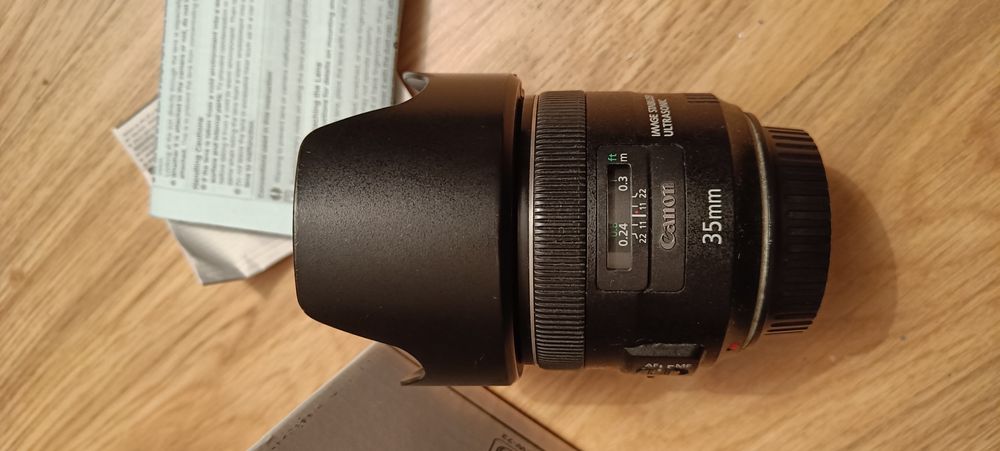 Lente Canon EF 35mm f2 IS USM