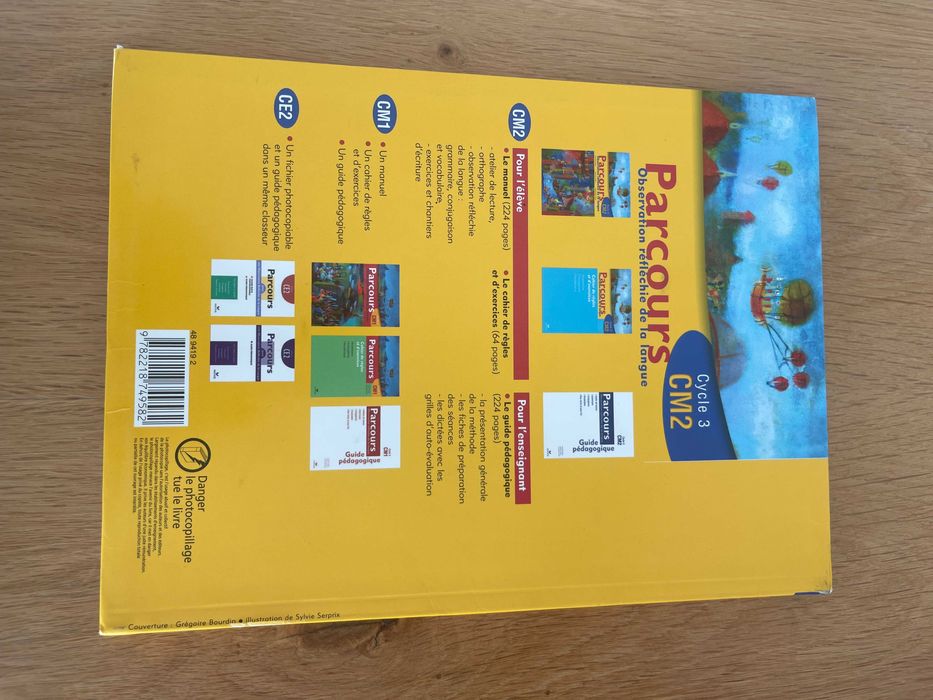 Manual escolar Parcours Cycle 3  CM2 Éditions Hatier