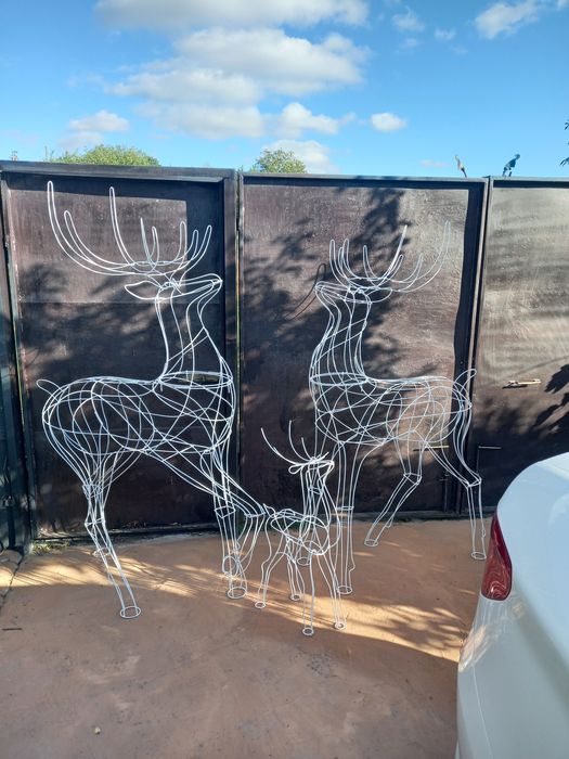 Олень Новорічний Фігура для Саду