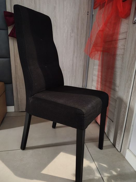 Krzesło czarne do jadalni