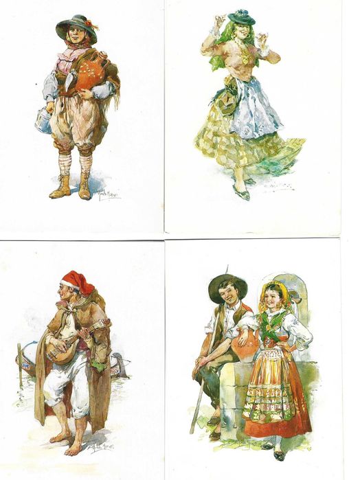 Postais Antigos Nacionais e Estrangeiros