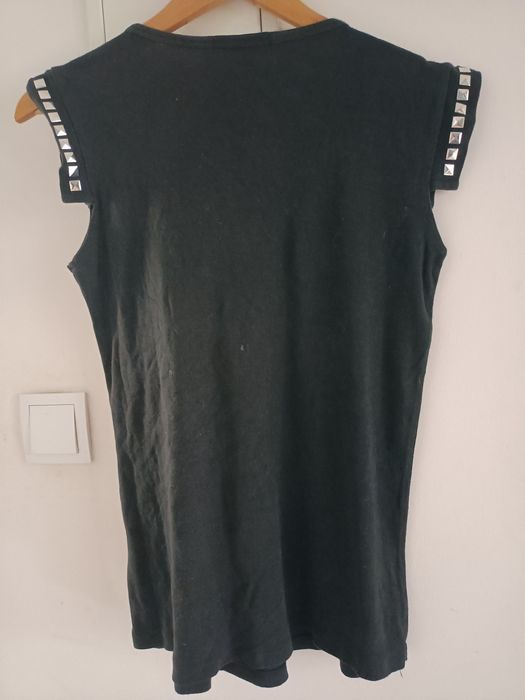 Bluzka damska czarna rozmiar L XL z ćwiekami