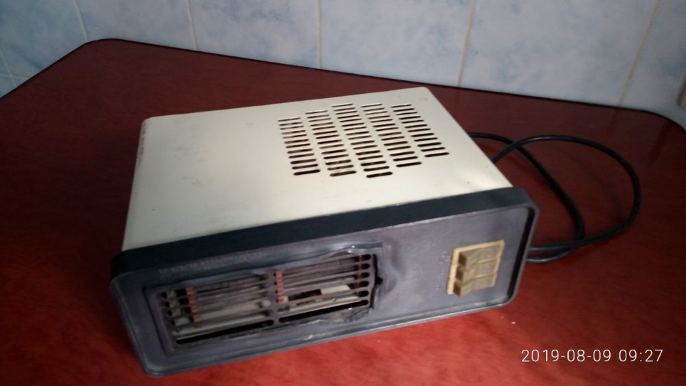 Электрический обогреватель 1,28кВт с вентилятором